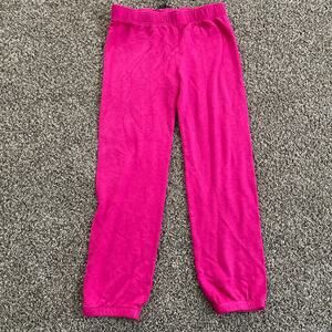 Monrow Pink Girl's Sweats - Size 8